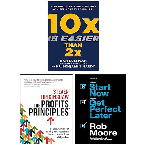 10x Is Easier Than 2x by Dan Sullivan and Benjamin Hardy - front cover of the paperback book