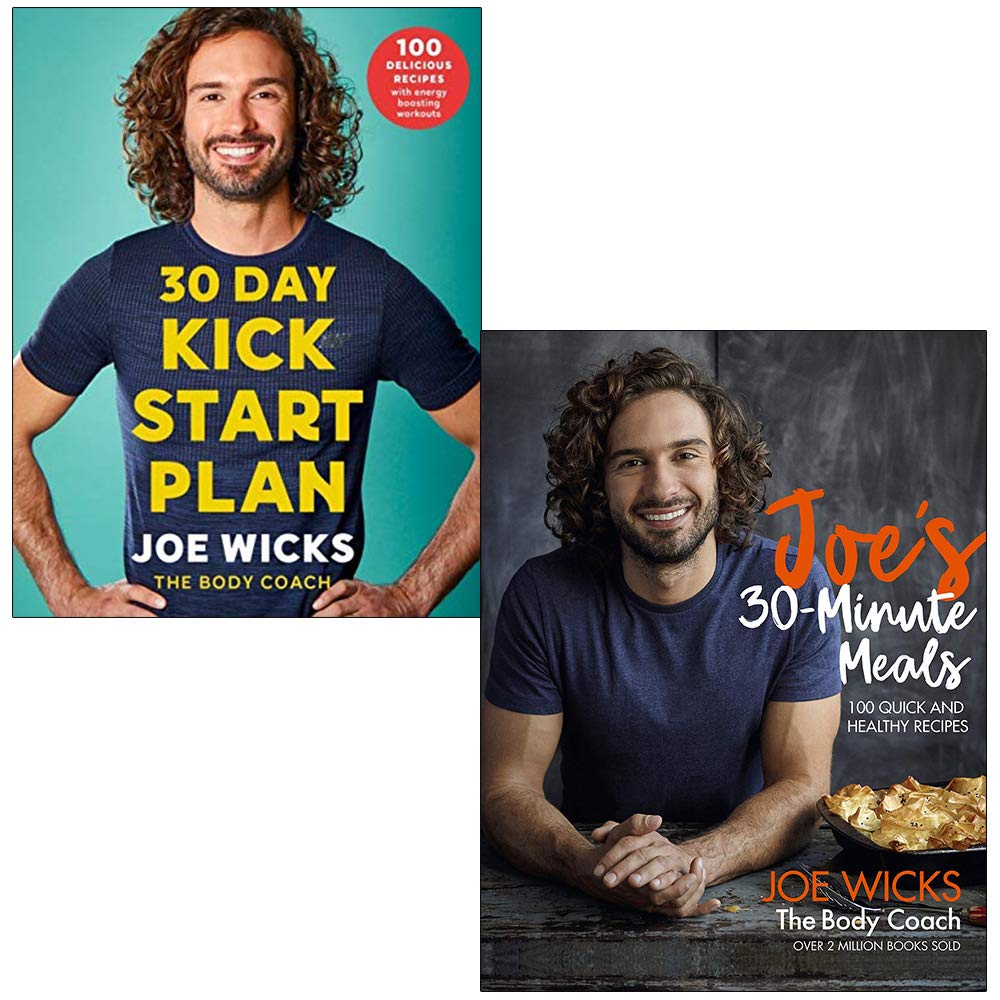 30 Day Kick Start Plan by Joe Wicks paperback front cover, part of the 2 books collection set