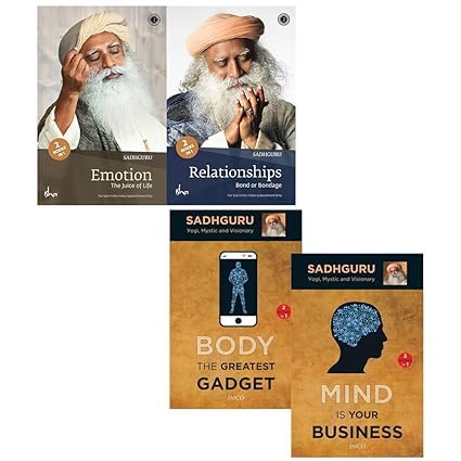 Sadhguru Jaggi Vasudev paperback collection set of 2 non-fiction books by Jaico Publishing House Ltd.