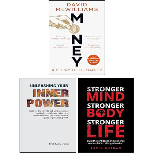 Three paperback books from the "Money: The Fifth Element" collection by David McWilliams on a neutral background.