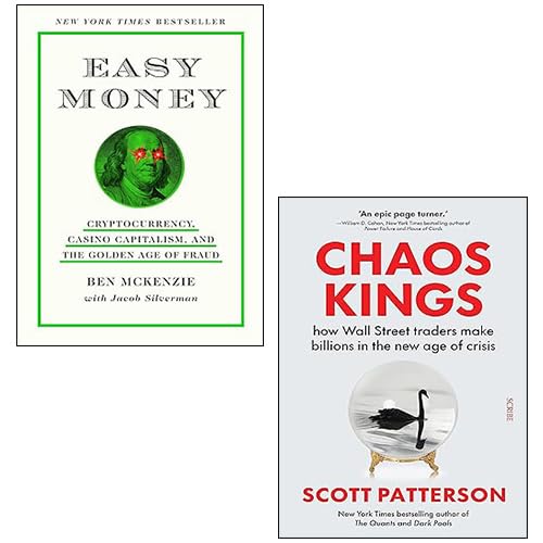 Two paperback books from the "Money Chaos" collection by various authors, featuring a colorful cover design.