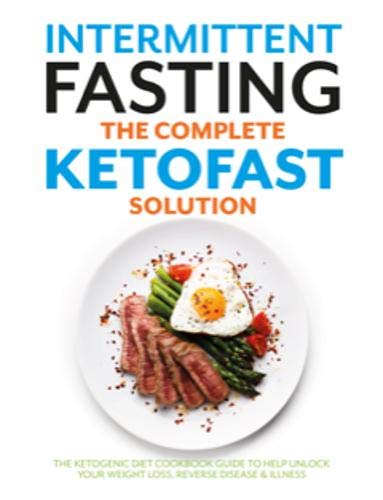Intermittent Fasting The Complete KetoFast Solution paperback by Skymart Books, showcasing the book cover design.