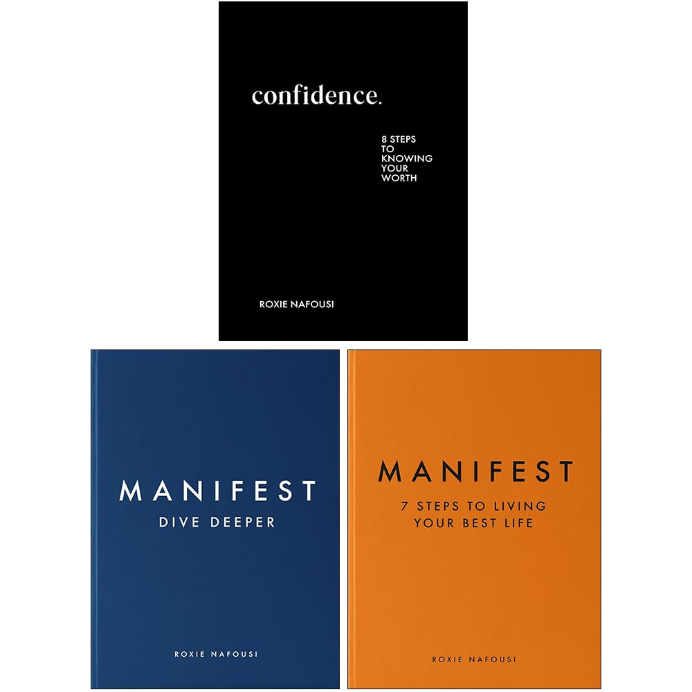 Roxie Nafousi 3 Books Collection Set in hardcover, featuring vibrant covers and insightful non-fiction content.