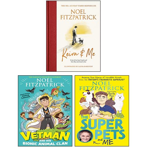Noel Fitzpatrick hardback 3 book collection set featuring engaging non-fiction titles for children.