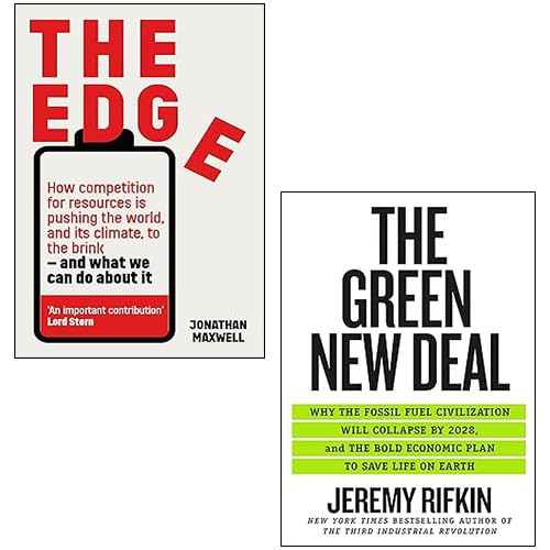 Two hardback books from the Edge and Green New Deal collection by various authors, published by Nicholas Brealey.