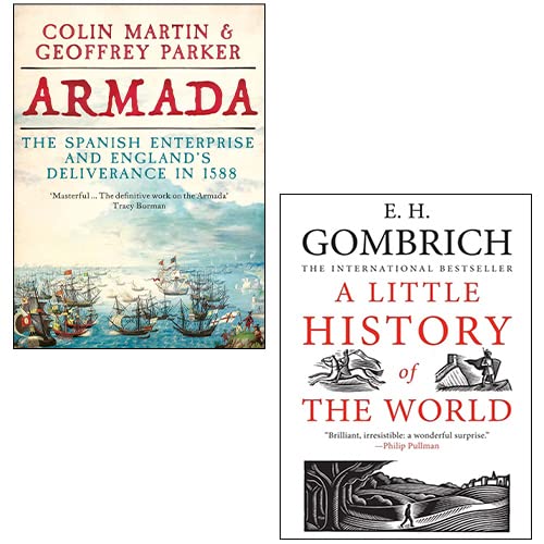 Hardback Armada Set by Various Authors, two nonfiction books featuring Yale University Press Ltd and Colin Martin branding.