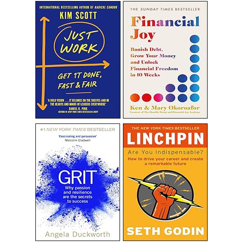 Grit Series 4-book collection set in paperback featuring various authors, showcasing nonfiction themes and insights.