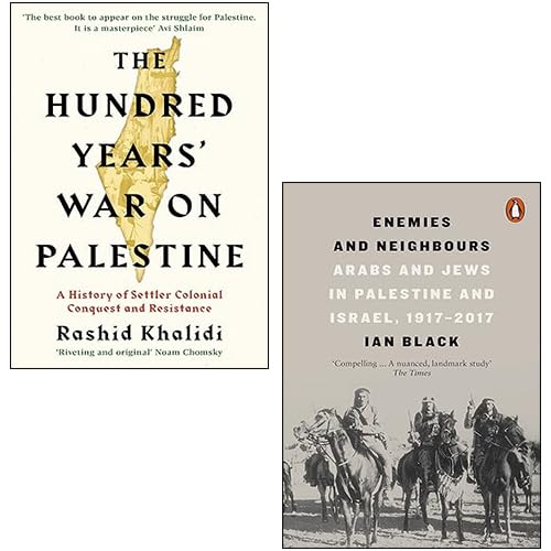Palestine and Israel History Collection by Ashid Khalidi, featuring two paperback books with informative covers.