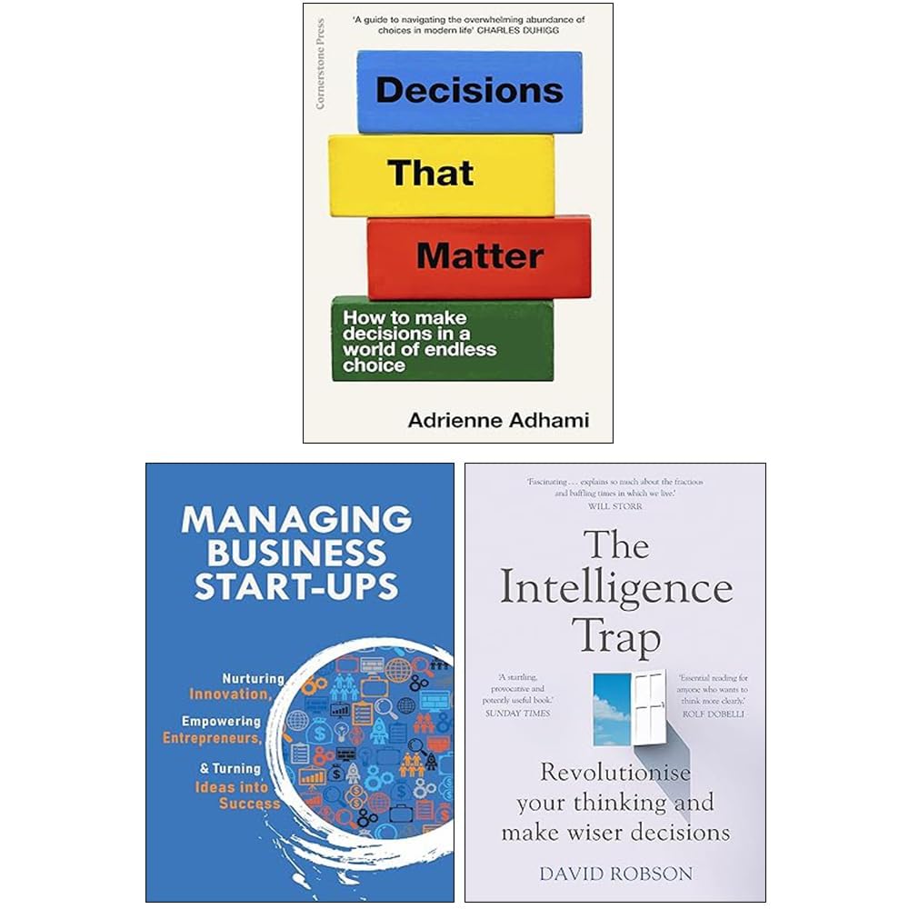 Three paperback books in a collection by various authors, featuring non-fiction titles from Cornerstone Press.