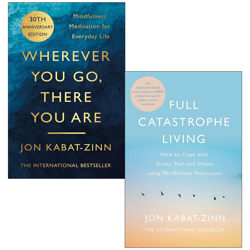 Jon Kabat-Zinn 2 Books Collection Set in paperback, featuring insightful non-fiction works by the author.