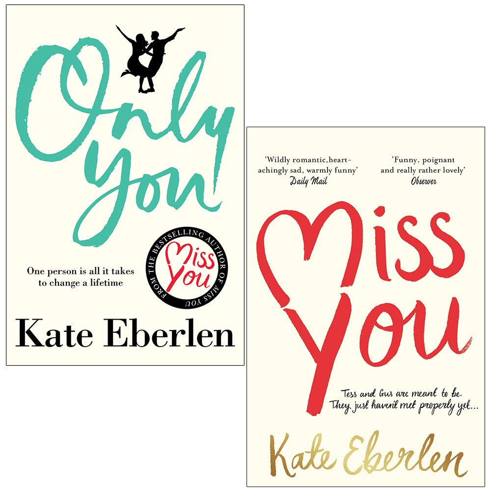Kate Eberlen Collection set featuring two paperback fiction books by Kate Eberlen, showcasing the covers and spines.