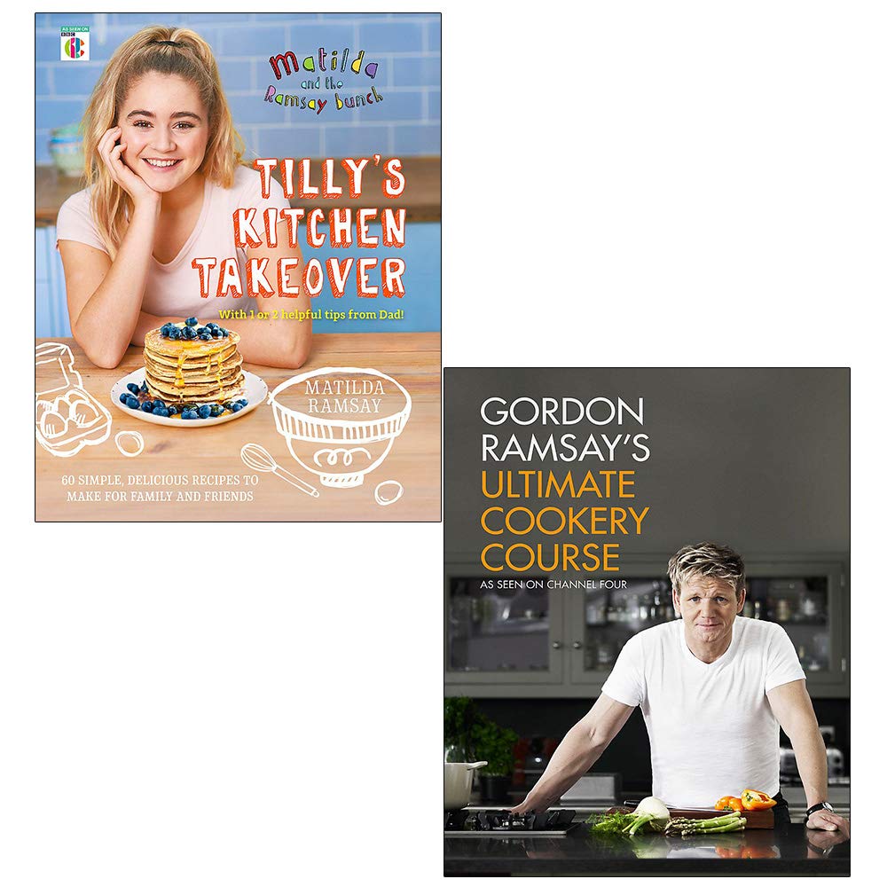 Gordon Ramsay and Matilda Ramsay hardback book collection set by Hodder & Stoughton featuring two non-fiction titles.