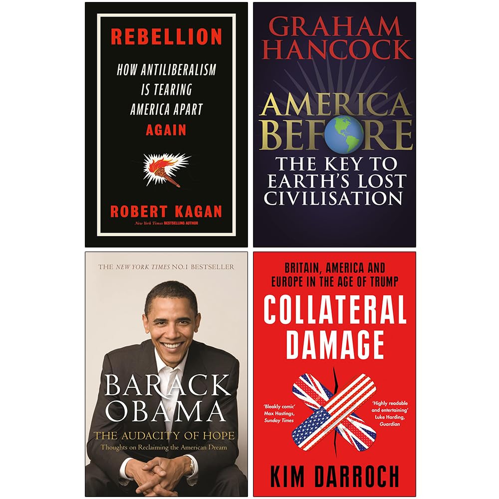 World Affairs Collection set of 4 nonfiction paperback books by various authors, featuring Robert Kagan's works.