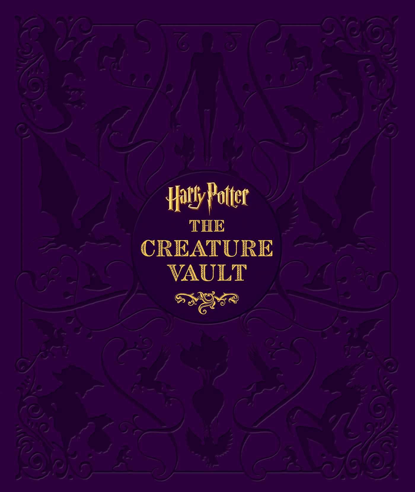 Hardback edition of "The Creature Vault" by Jody Revenson showcasing detailed artwork and creature designs from film.