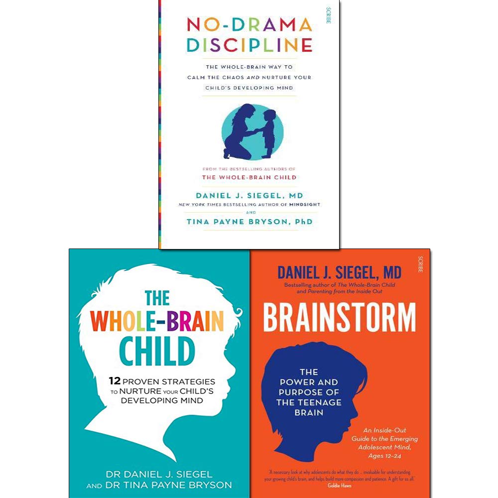Siegel and Bryson 3 Books Collection Set in paperback, featuring non-fiction titles by Daniel J. Siegel.