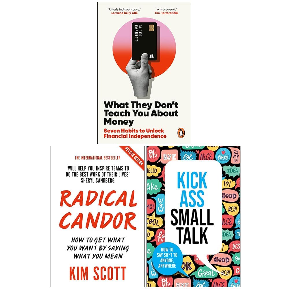 Three paperback non-fiction books collection set by various authors, featuring titles from Claer Barrett.