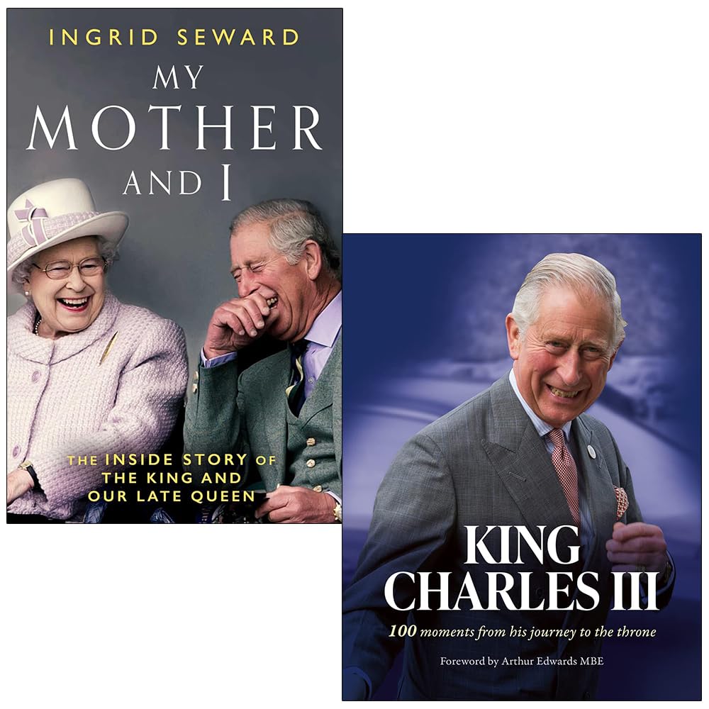 Two hardback books titled "My Mother and I" by Ingrid Seward, showcasing the covers and spine details.