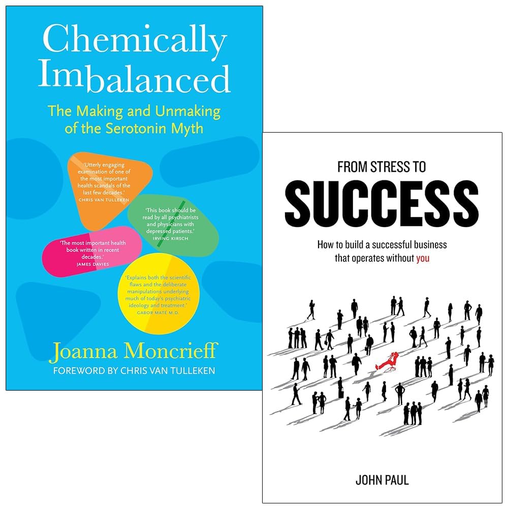 Two health books collection set in paperback by various authors, featuring titles on non-fiction topics.