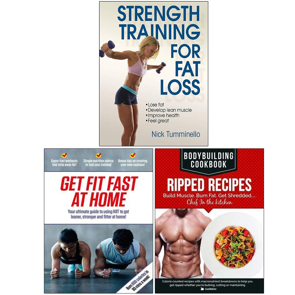 Fat Loss Set by Nick Tumminello, three nonfiction paperback books on fitness and weight loss, displayed together.