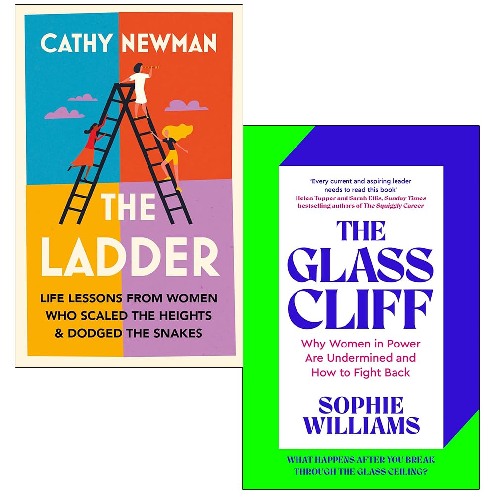 Women in Leadership and Workplace Power hardback book set by Cathy Newman, featuring two insightful non-fiction titles.