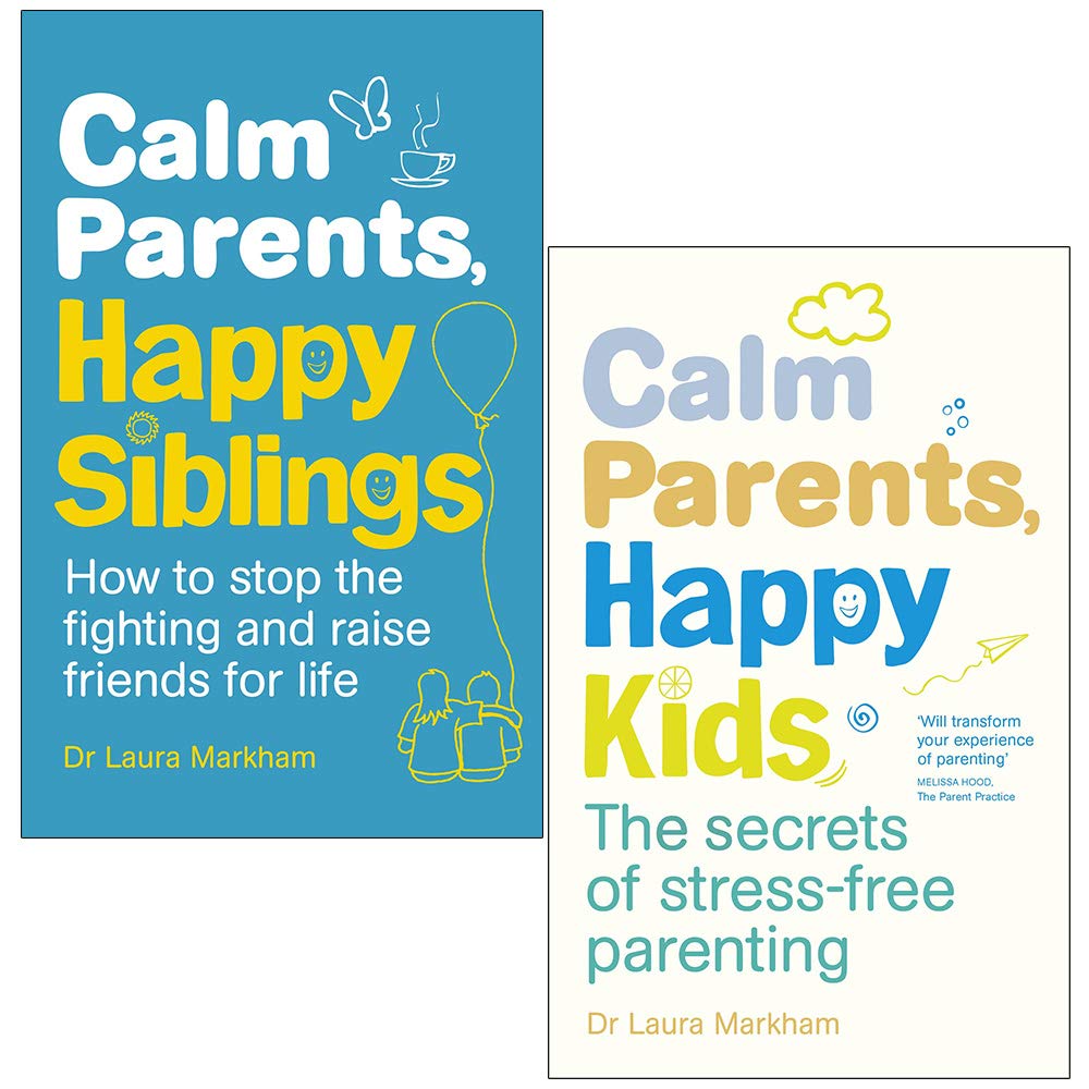 Dr. Laura Markham 2 Books Collection Set in paperback, featuring non-fiction titles on parenting and emotional well-being.