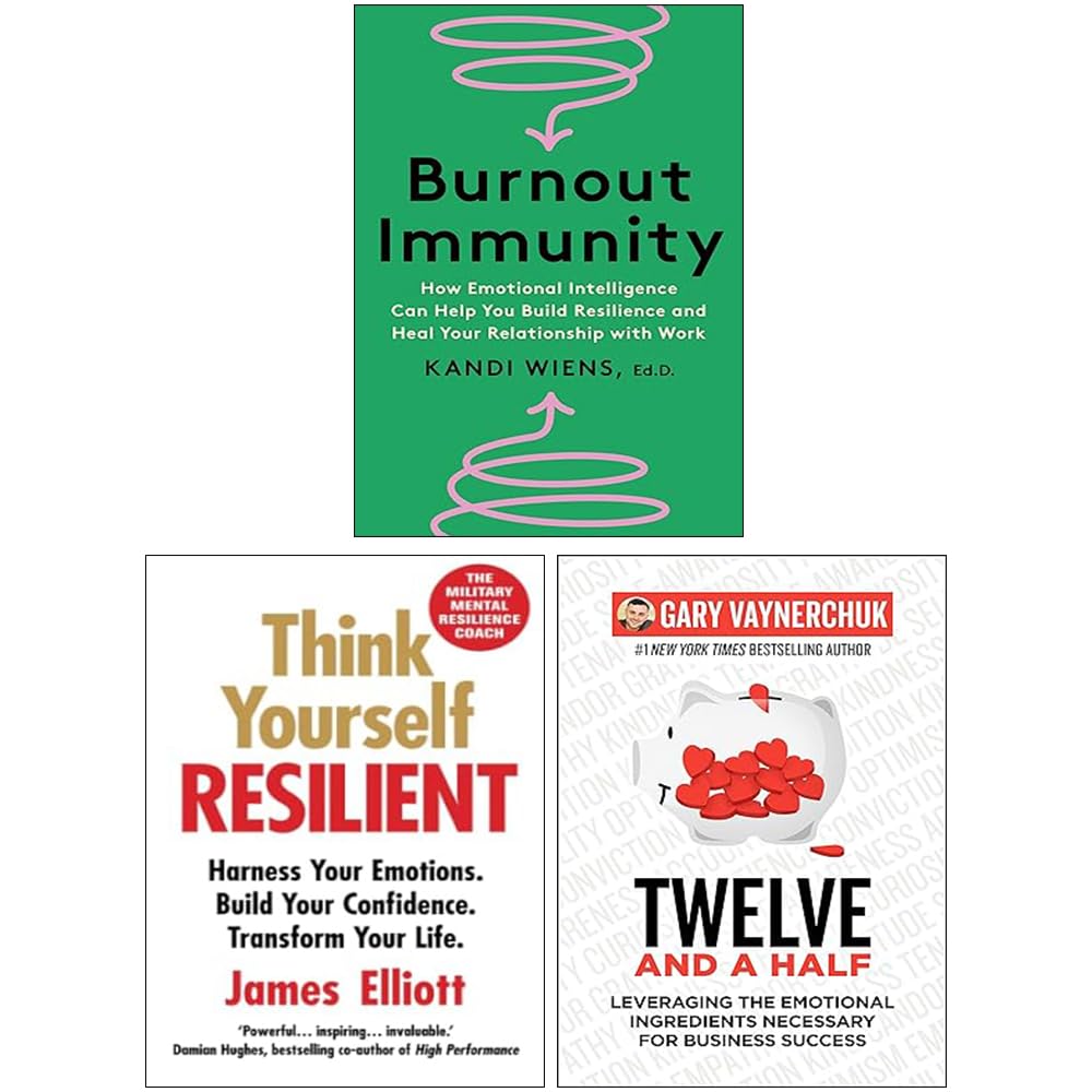 Resilience by Various Authors 3 Book Collection Set in paperback, featuring insightful non-fiction titles by Kandi Wiens.
