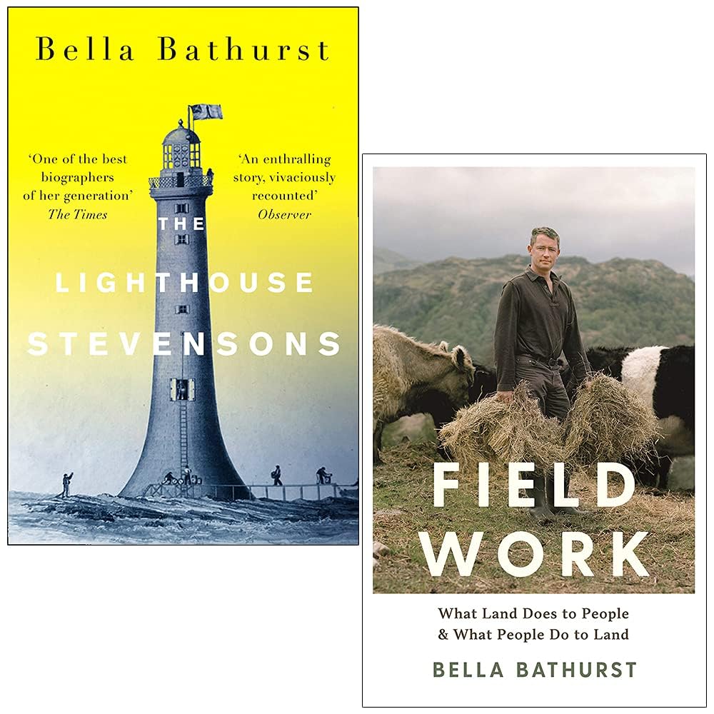 Bella Bathurst 2 Books Collection Set in paperback, showcasing non-fiction covers with captivating designs by HarperCollins.