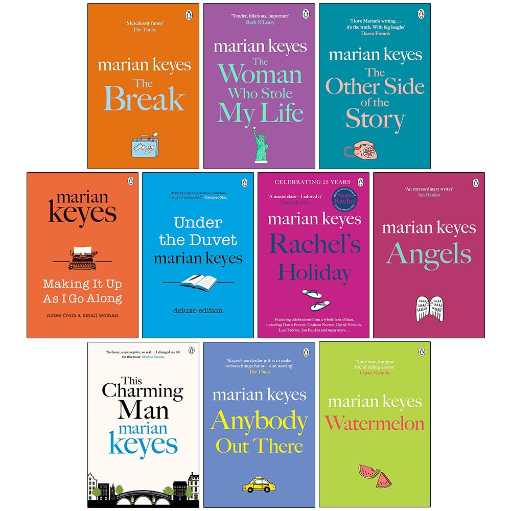 Marian Keyes 10 Books Collection Set in paperback, featuring a range of fiction titles by author Marian Keyes.