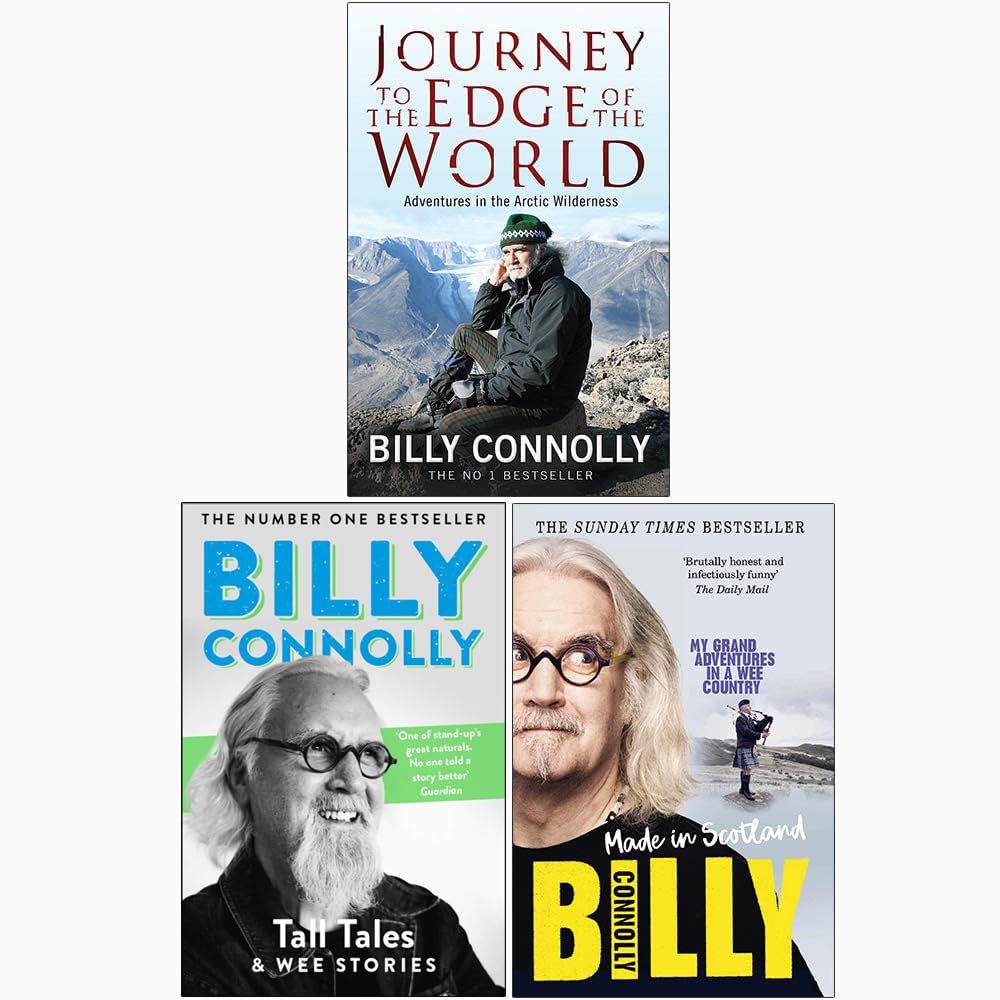 Billy Connolly 3 Books Collection Set featuring Headline, Two Roads, and BBC Books in paperback format.