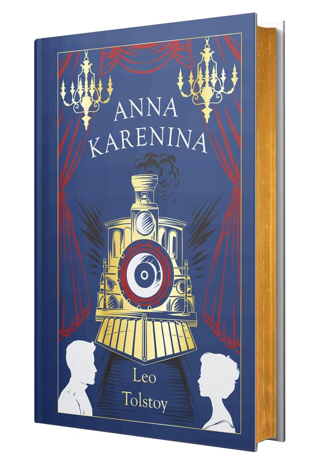 Hardback edition of Anna Karenina by Lev Nikolayevich Tolstoy, featuring a classic book cover design.