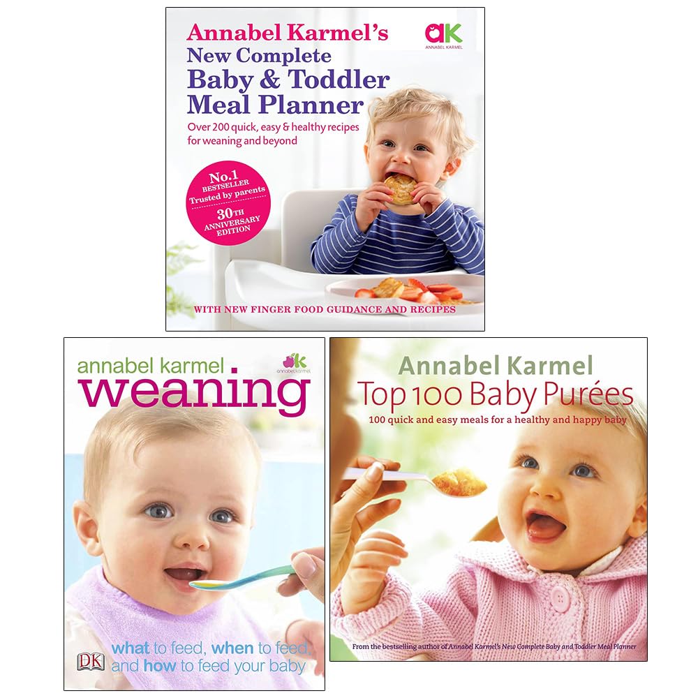 Annabel Karmel 3 books collection set in hardback by Ebury Press, featuring colorful covers and engaging titles.