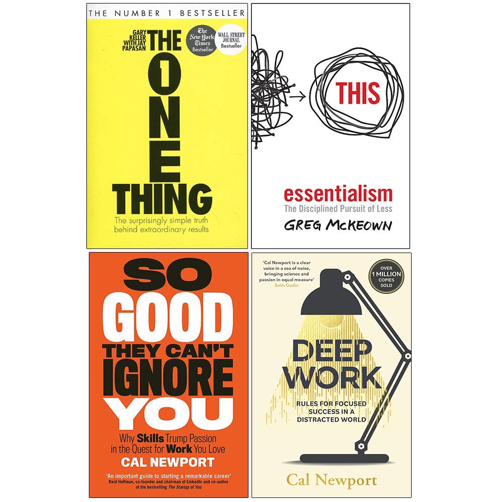 Four non-fiction paperback books collection set by various authors, featuring titles from John Murray Learning and Piatkus.