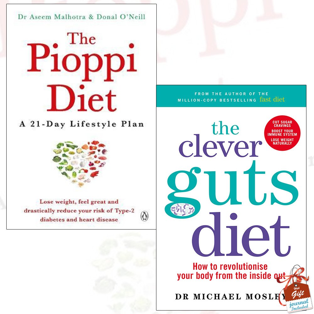 Pioppi Diets by Donal O'Neill, two paperback books collection set on healthy living and nutrition.