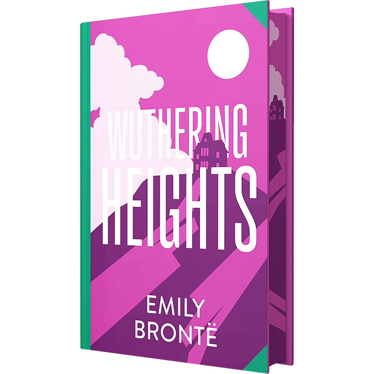 Hardback edition of Wuthering Heights by Emily Brontë, featuring a classic cover design and rich literary themes.