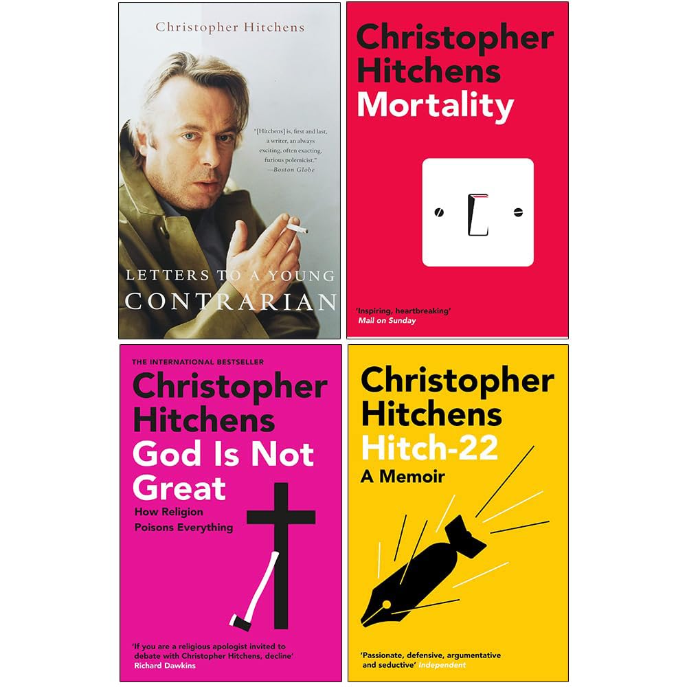 Christopher Hitchens 4 Books Collection Set in paperback, featuring non-fiction titles by Christopher Hitchens.