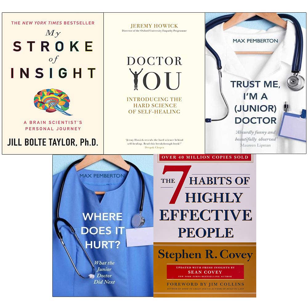 Front cover of The 7 Habits of Highly Effective People and Related Reads 5 books paperback collection set