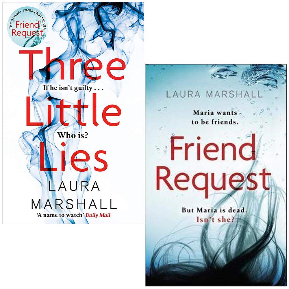 Marshall Duo by Laura Marshall 2 books collection set in paperback, featuring engaging fiction covers displayed together.