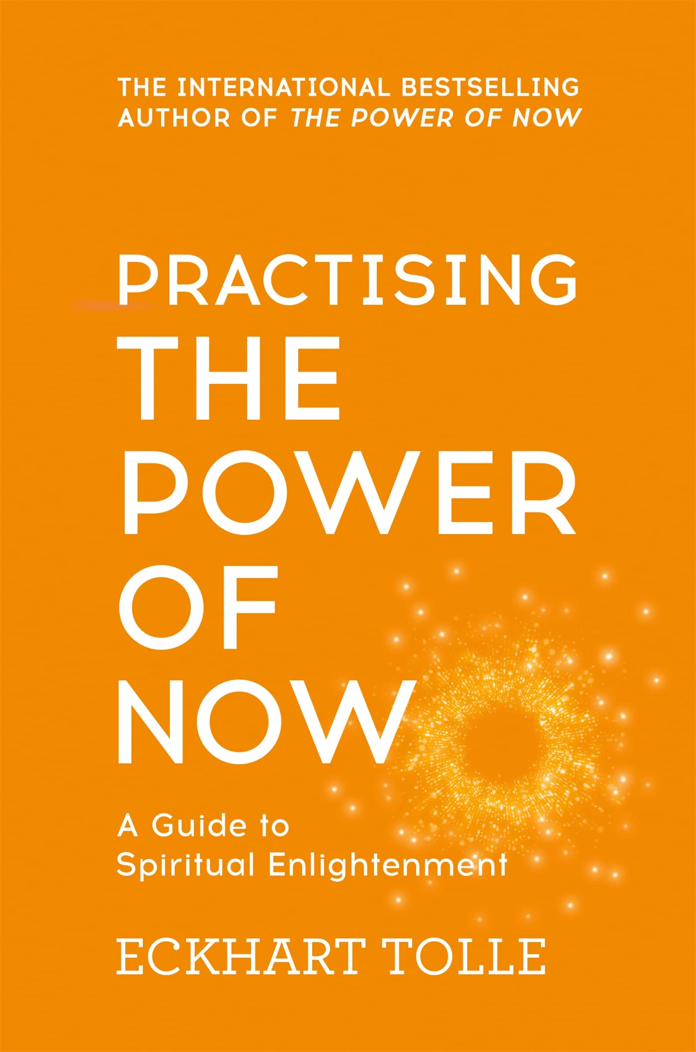 Paperback edition of "Practising The Power Of Now" by Eckhart Tolle, featuring a serene cover design and calm colors.