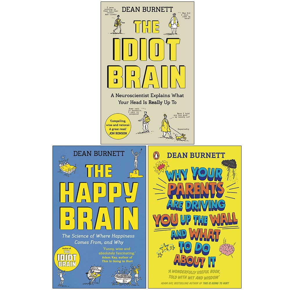 Dean Burnett 3 Books Collection Set in paperback, featuring insightful non-fiction from Guardian Faber Publishing.