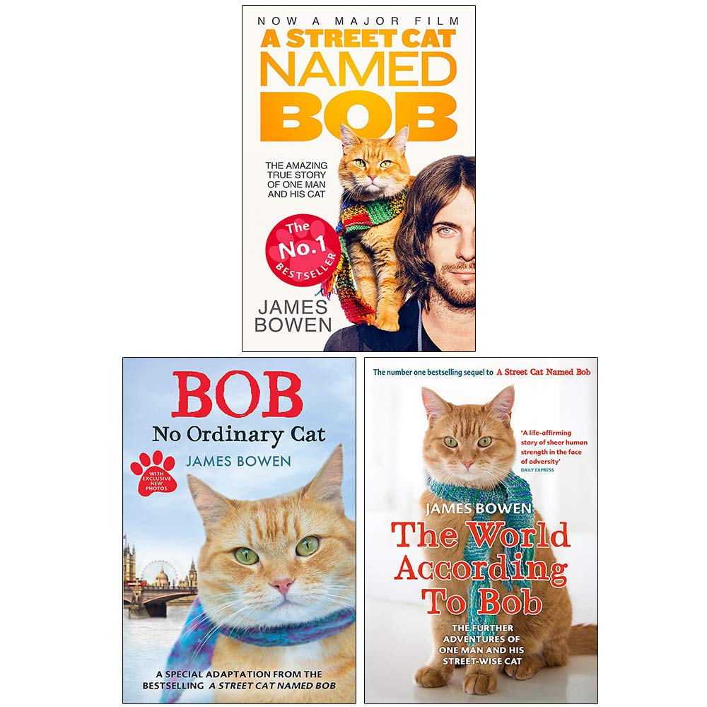 James Bowen 3 Books Collection Set in paperback showcasing non-fiction titles by James Bowen.