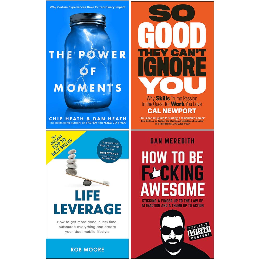 Growth Set by Various Authors, 4 paperback books collection showcasing non-fiction insights on personal development.