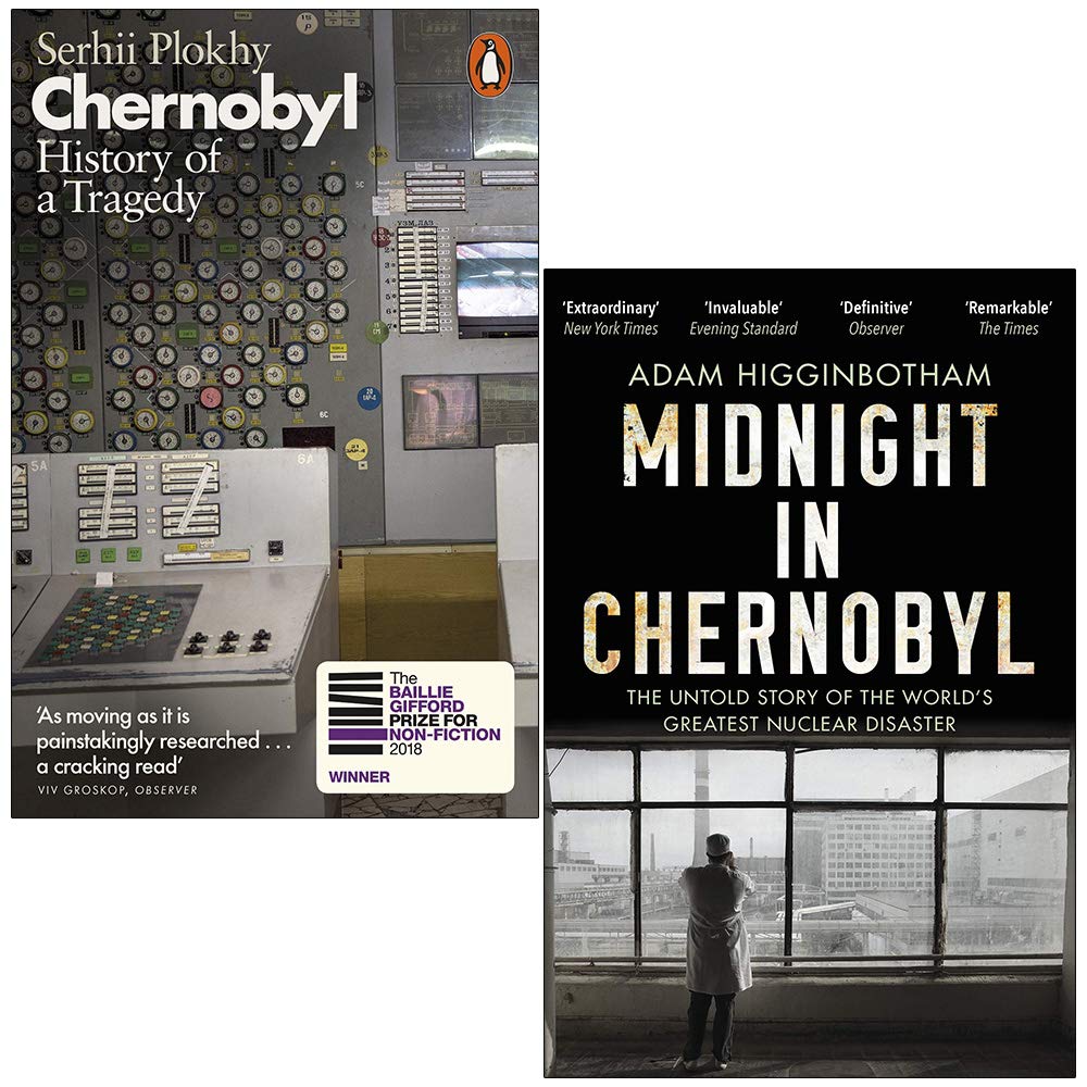 Chernobyl History Duo paperback book collection by Serhii Plokhy featuring two non-fiction titles on Chernobyl.