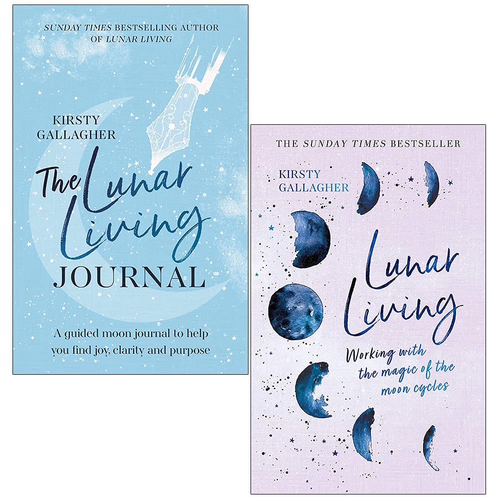 Kirsty Gallagher hardback book collection set featuring two non-fiction titles on a wooden surface.