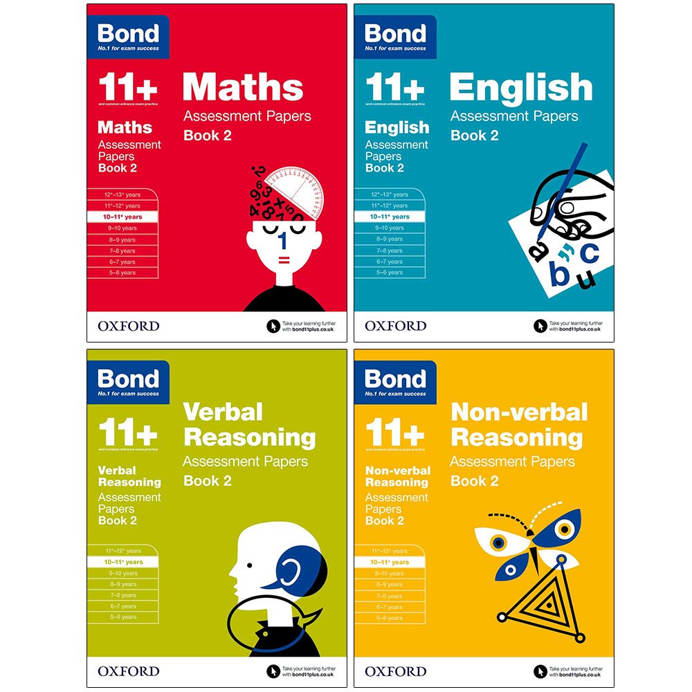 Bond 11+ Non-Fiction 4 Books Collection Set by Various Authors in paperback format, featuring OUP Oxford branding.