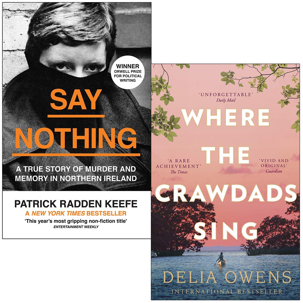 Two paperback books from a fiction collection by various authors, featuring colorful covers and stacked together.