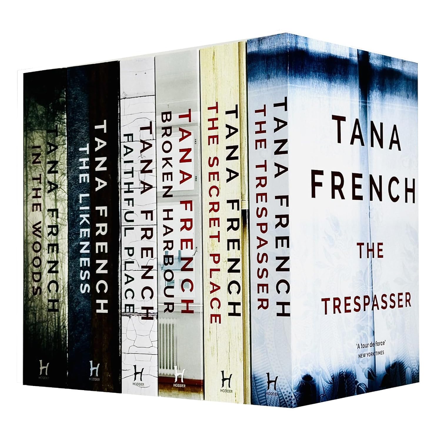 Six paperback books from the Dublin Murder Squad series by Tana French, fiction collection by Hachette Ltd in a box set.
