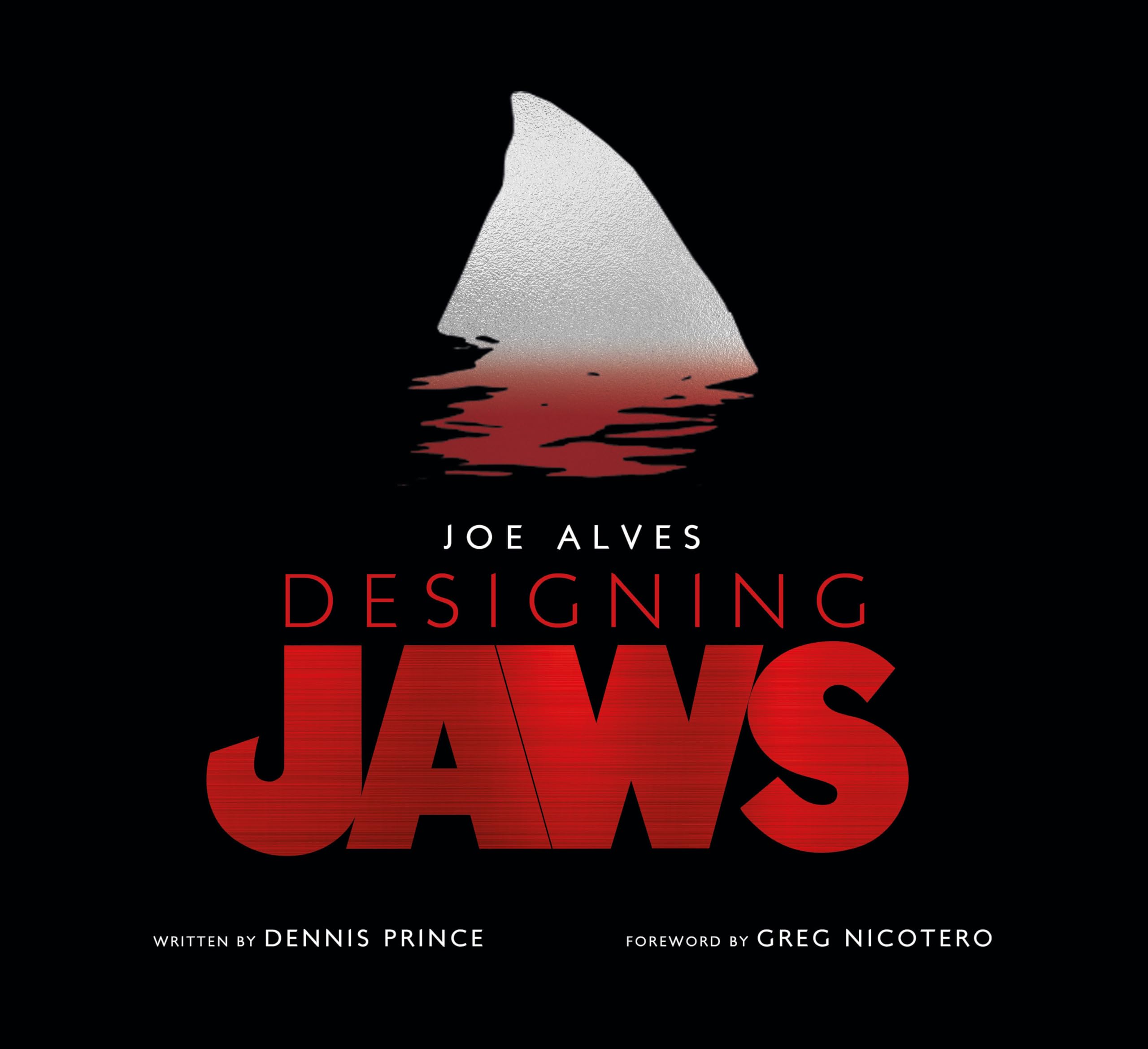 Hardback book "Joe Alves: Designing Jaws" by Dennis L. Prince featuring cover art and spine design.