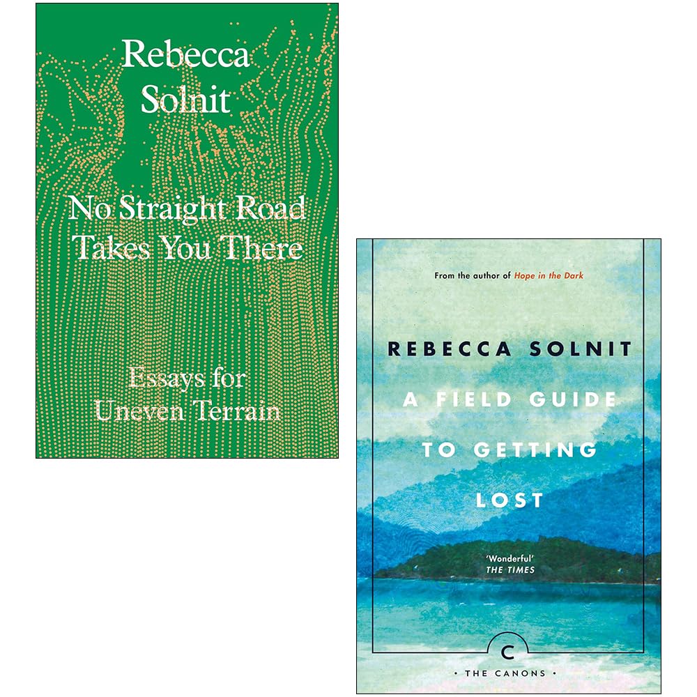 Rebecca Solnit 2 Books Collection Set in paperback, featuring Granta Books and Viking Press Ltd covers and spines.