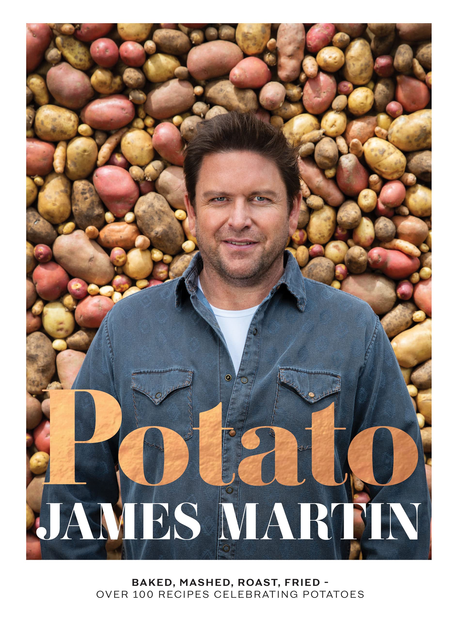Hardback book by Skymart Books featuring over 100 potato recipes, including baked, mashed, roast, and fried dishes.