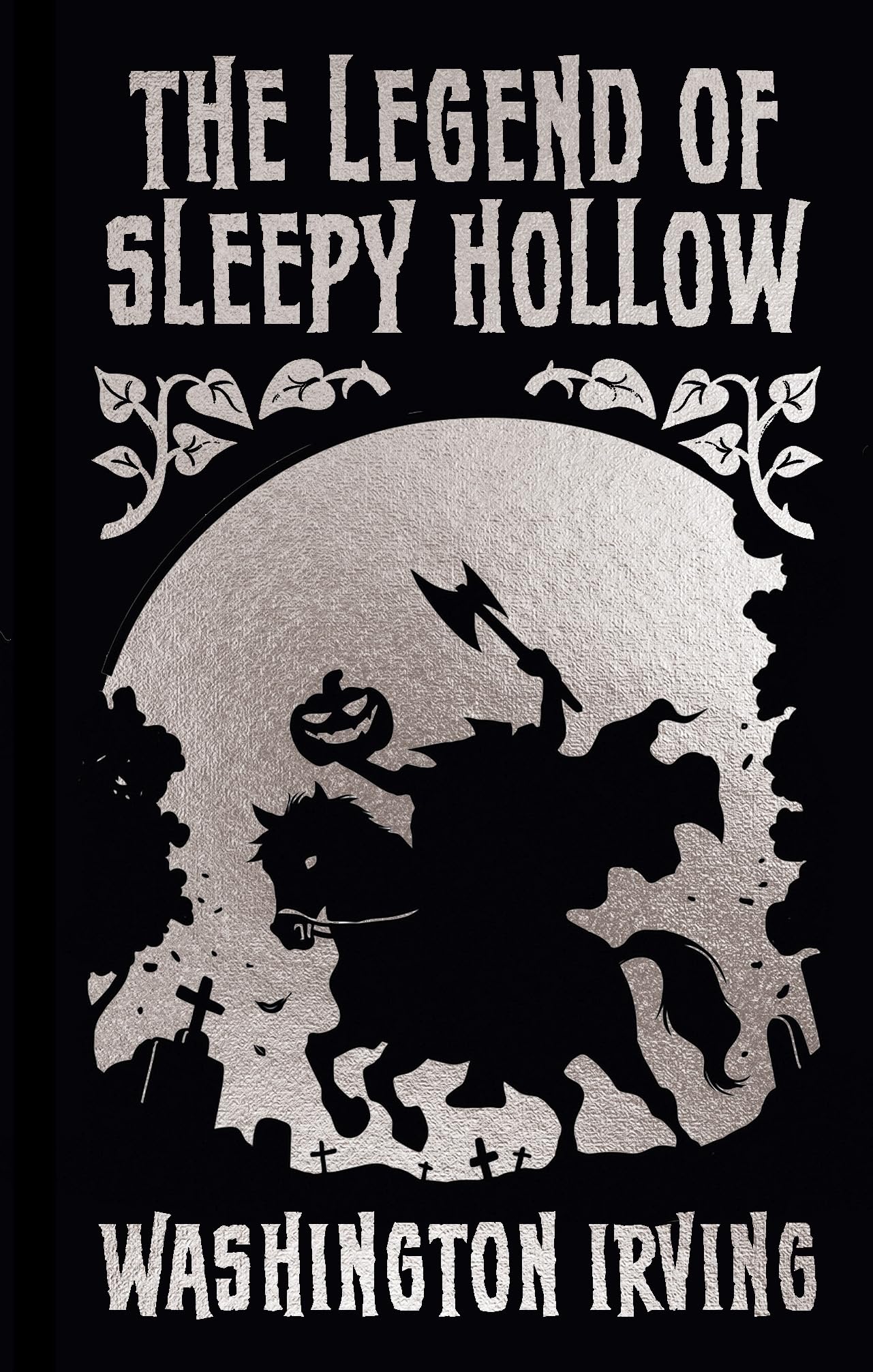 Hardback edition of "Legend of Sleepy Hollow and Other Stories" by Washington Irving, featuring a classic book cover design.